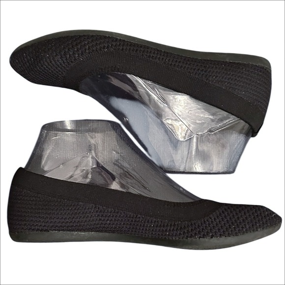 Allbirds Tree Breezers Ballet Flat 5.5 Black Knit Shoes Flats Washable Slip On - Picture 6 of 10